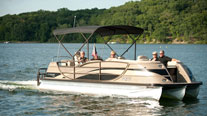 Harris Flotebote Pontoon Boats Crowne 230 圖片01 哈裏斯浮筒船