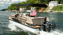 Harris Flotebote Pontoon Boats Crowne 230 圖片02 哈裏斯浮筒船